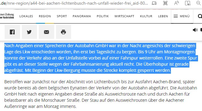 Unfallbericht