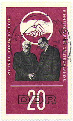 DDR-Briefmarke zum 20. Jubiläum 1966