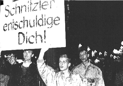 Schnitzler, entschuldige dich (ich bin nicht gemeint)